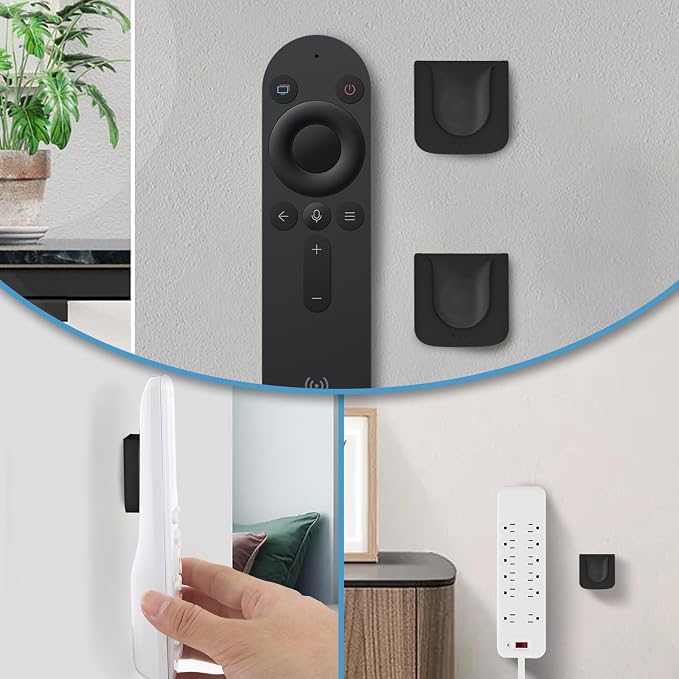 Remote Control Holder Wall Mount 5 Pack Magnetic Control Organizer Containers - Image 6