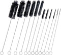 Brush Family Straw Cleaner Brush Set, 12 Pieces Extra Long Pipe Water Bottle by BRUSHFAMILY