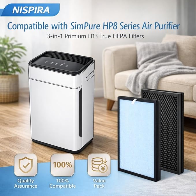 Nispira HP8 Replacement Filter, Compatible - Image 2