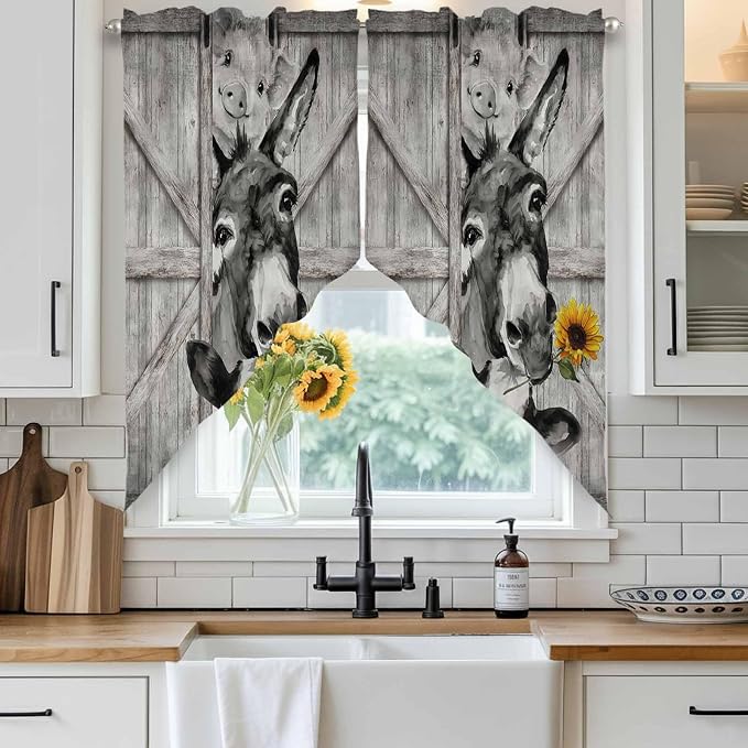 Funny Farm Animals Swag Valances - Image 2