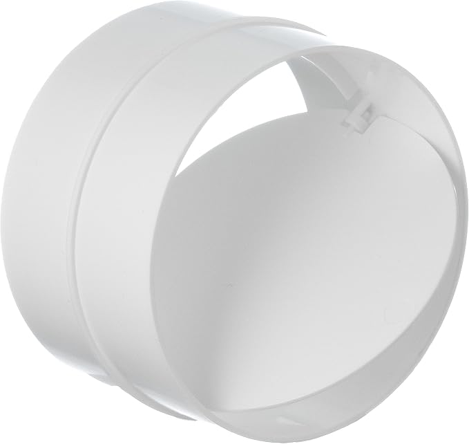 Backdraft Damper – Inline Duct Connector – Round Plastic Check Valve - Image 3