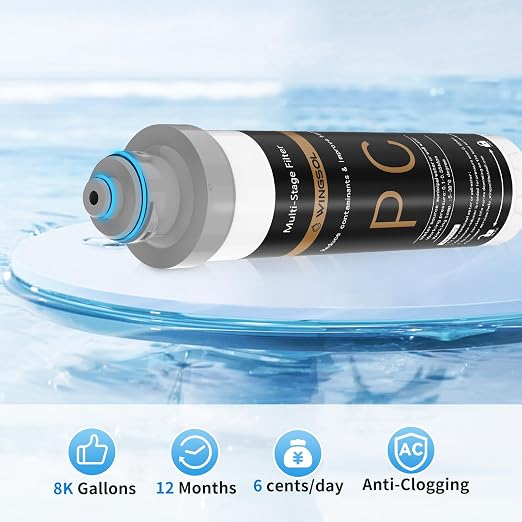 WINGSOL Water Filter for Sink Faucet, Anti-Clogged, NSF/ANSI 42&53 Long-Lasting - Image 5