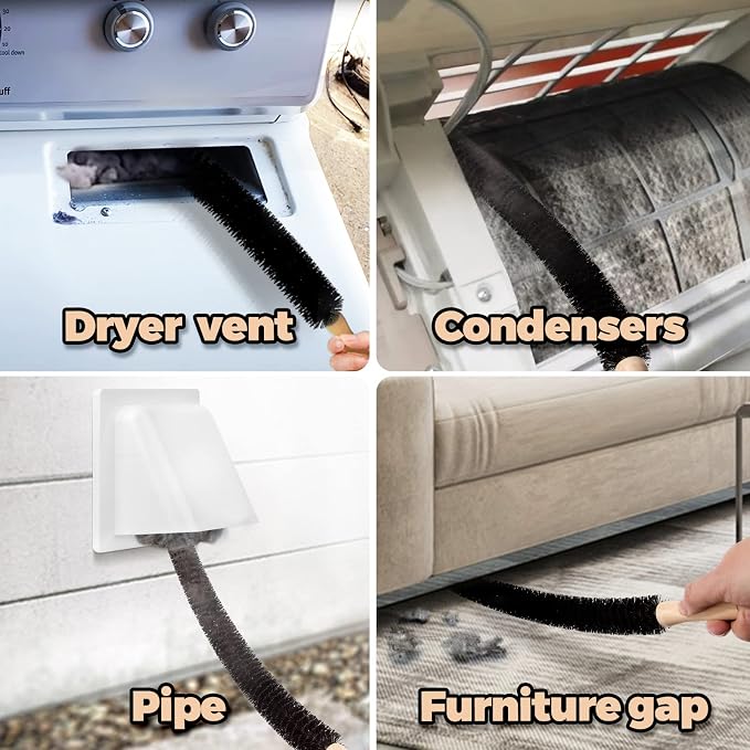Holikme Dryer Vent Cleaner Kit 4 Pack - Image 4