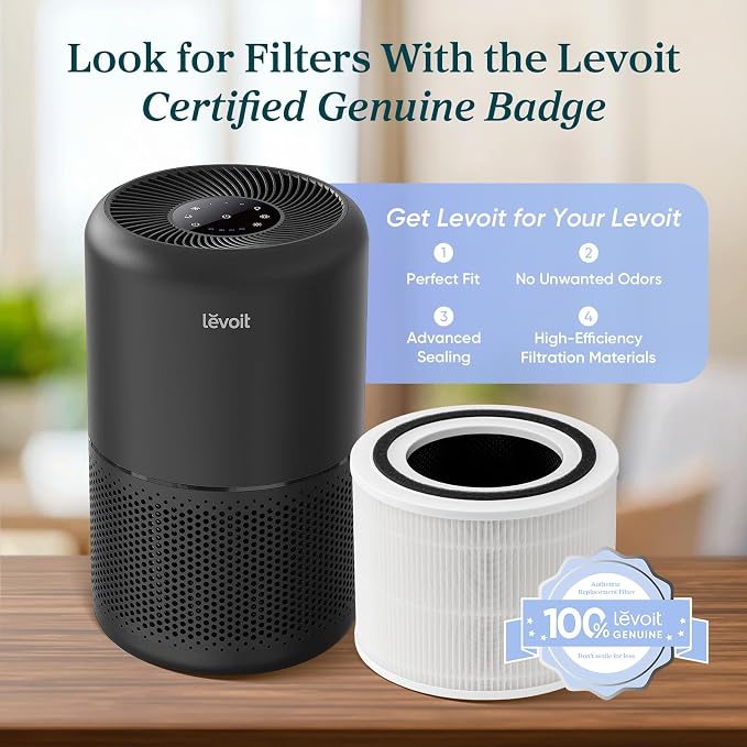 LEVOIT Air Purifier for Home Allergies Pet Hair in Bedroom, Covers Up to 1073 - Image 5