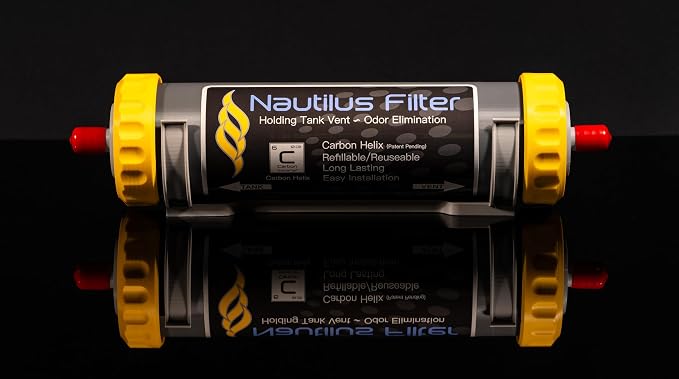 Nautilus Filter™ Holding Tank Vent Odor Elimination Filter, Refillable Carbon - Image 7