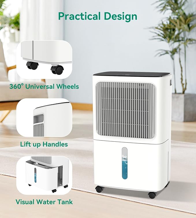 VEAGASO 34 Pint/D Dehumidifier for Basement - Image 7