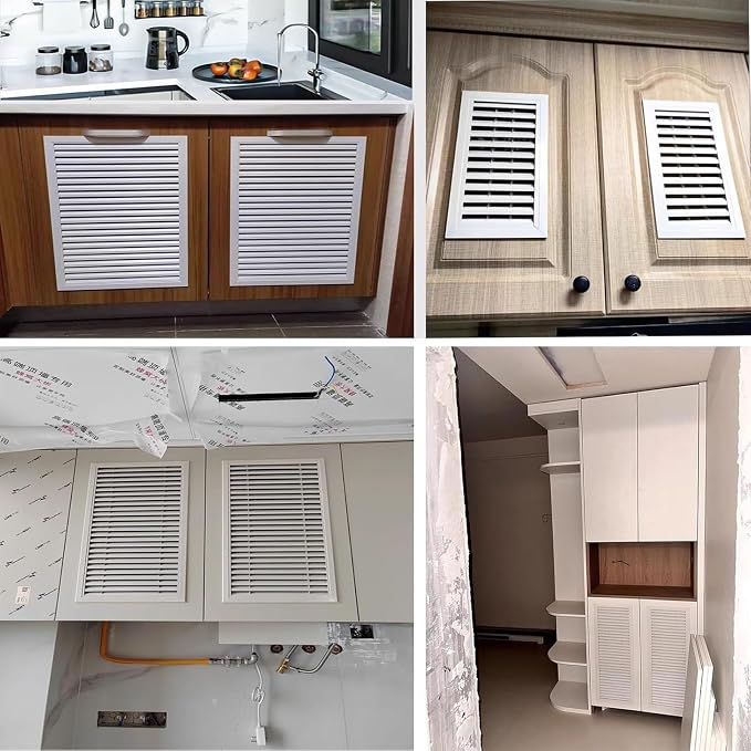 Air Vent Cover for Wall or Ceiling, Two-Way Ventilation Register, Aluminium - Image 7