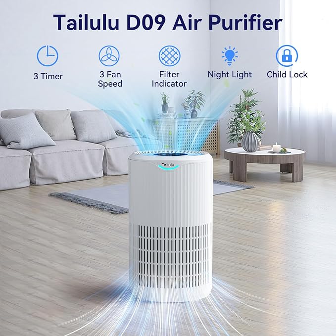 Air Purifiers for Home up to 2200 Ft² Large Room, H14 Hepa Air Purifier - Image 9