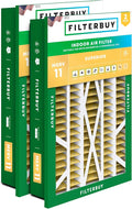 Filterbuy 16x25x5 Air Filter MERV 11 Superior Pet & Allergy Defense, by Filterbuy