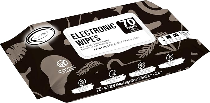 Air Jungles All Purpose Car and Home Cleaning Wipes, Electronic Wipes, 3in1 - Image 5