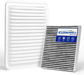 Cabin & Engine Air Filter Kit Fits L4-2.7L Tacoma 2005-2023 by E-LONGWELL