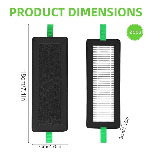2pcs 3D Printer Air Filters for Bambu Lab, Activated Carbon Air Filter - Image 2