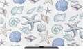 Watercolor Marine Life Starfish Shell Indoor TV Cover, Elastic TV Screen by Unknown