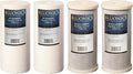 Bluonics Sediment & Carbon Block Replacement Water Filters 4pcs 4.5" x 10" by BLUONICS