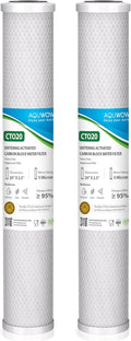 CTO20 5 Micron 2.5" x 20" Carbon Block Water Filter Set – Replacement Cartridges by YourHealthIsOurPriority