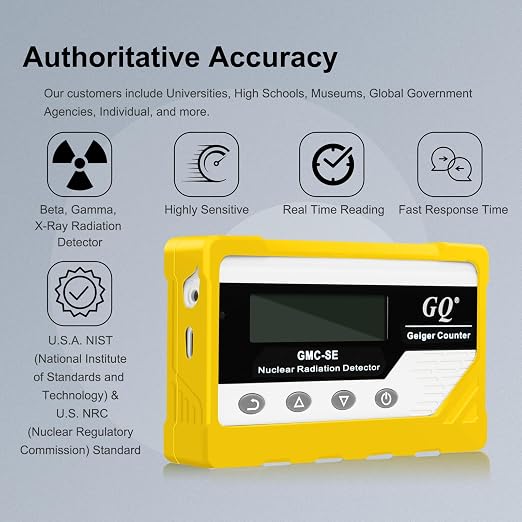GQ GMC-SE Geiger Counter Radiation Detector Beta Gamma X-ray Portable Radiation - Image 2