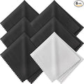 Eye Glass Clean Cloths 6*7in 6 Pcs, Individually Wrapped, High-Density by LOJWRY