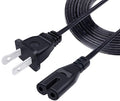 2 Prong Power Cord Replacement for Medify Air Purifier MA-50 MA-15 MA-25-W1 by Saireed