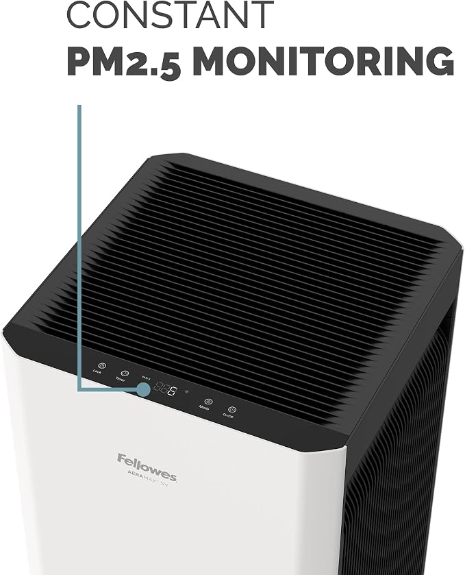 Fellowes AeraMax SV 4-Speed Large Room Air Purifier - Image 6
