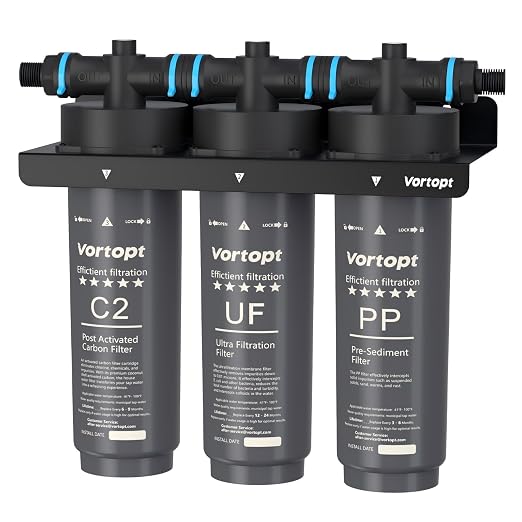 Vortopt Under Sink Water Filter, NSF Certificated Under Sink Water Filtration by Vortopt