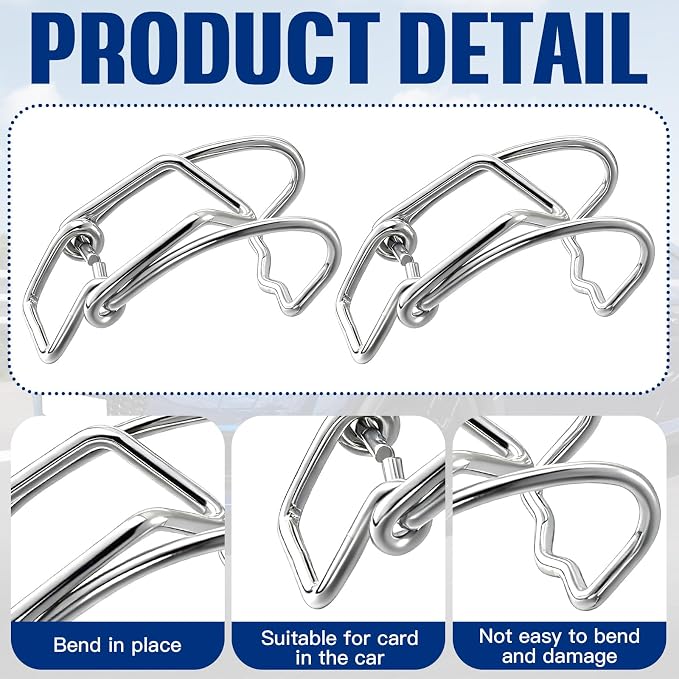 6 Pcs Air Cleaner End Cap Metal Clip Compatible - Image 3