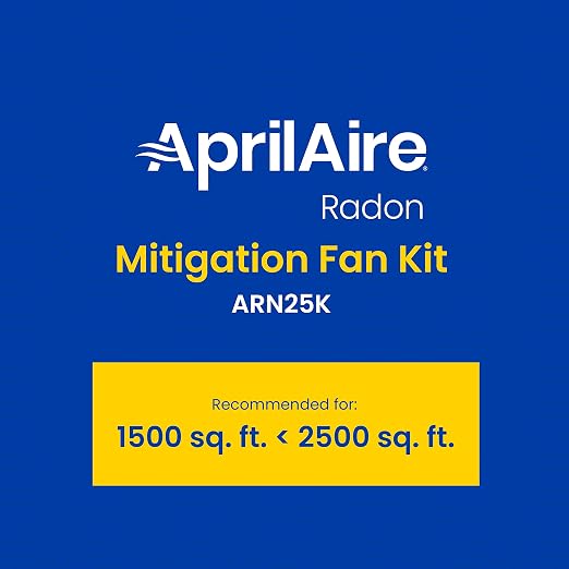 Aprilaire ARN25K Radon Mitigation Kit, 1500 and 2500 Sq. Ft., Crawlspace - Image 4