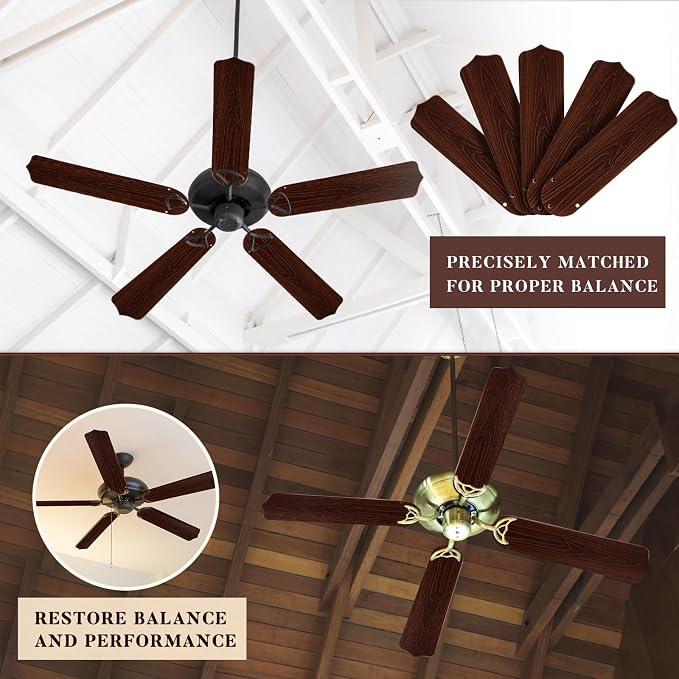 Lineshading 10 Pack 16 1/2" Replacement Fan Blades - Image 4