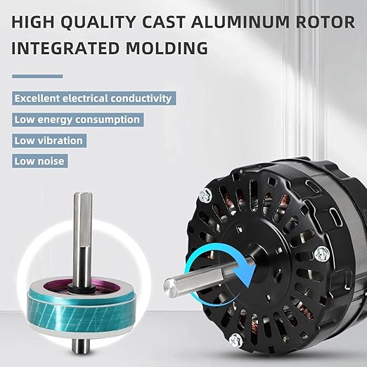 Criditpid F0510B2944 F0510B2497 Power Vent Attic Fan Motor & 58033 Adjustable - Image 5