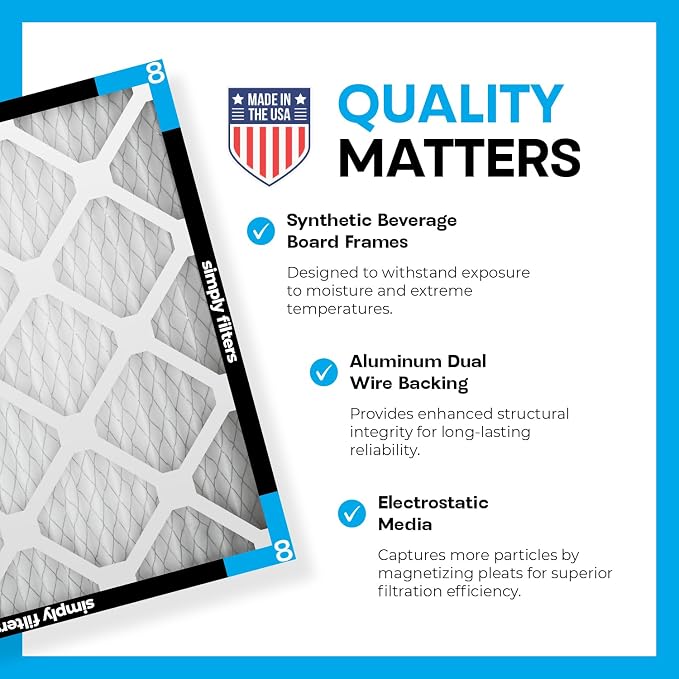 Simply 12x18x1 Air Filter, Merv 8, 6 Pack, - Image 4