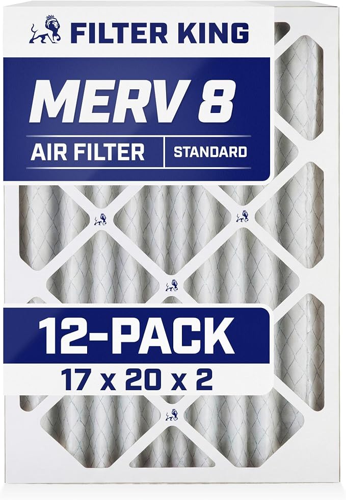 Filter King 17x20x2 Air Filter Dust & Allergy Control AC Furnace Filters by FilterKing