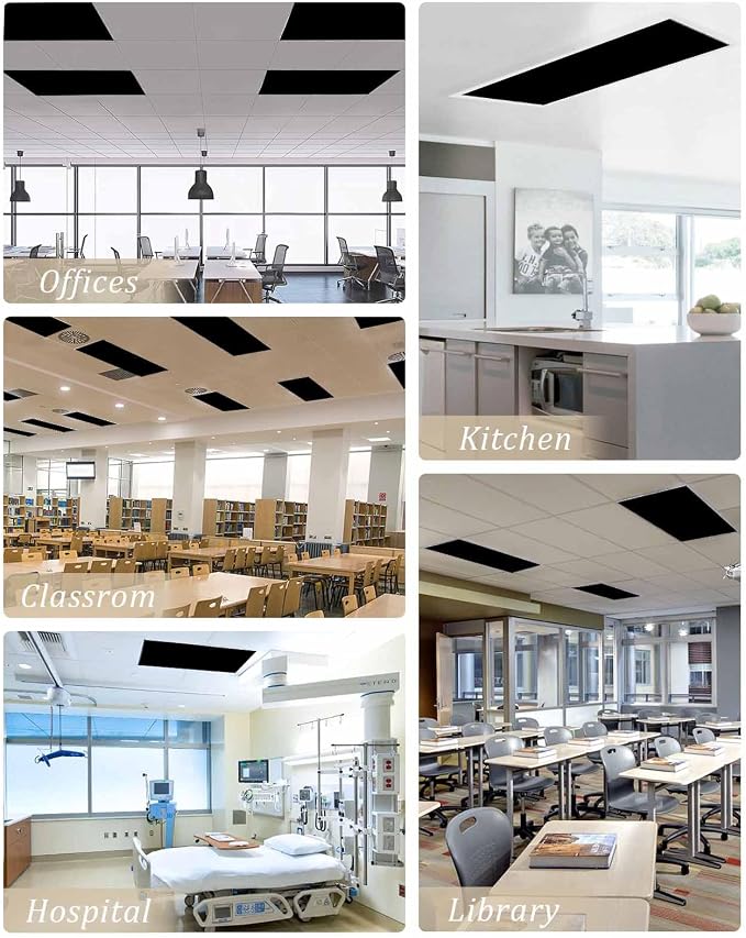 Magnetic Light Cover for Classroom Drop Ceiling, 3 Pack 4x2 Ft Fluorescent - Image 5