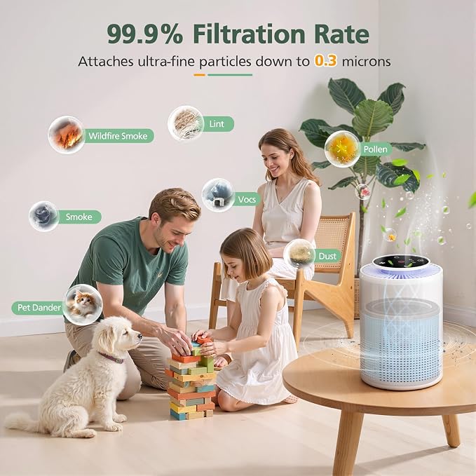 AP070B Replacement Filt-ers for Aircillin AP070A & AP070B Air Purifier - Image 6