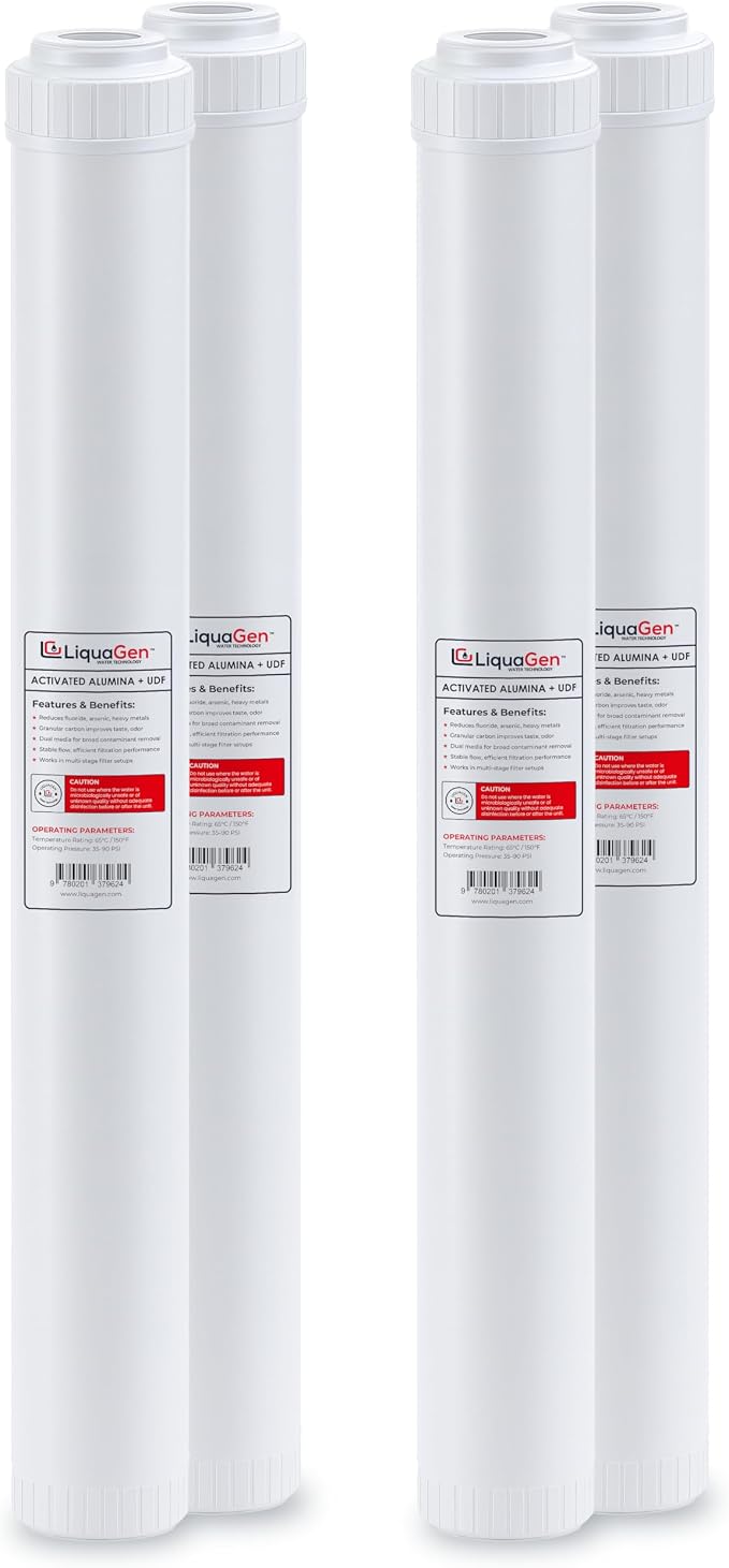LiquaGen Activated Alumina & Coconut Carbon Water Filter Cartridge – Helps by LiquaGen