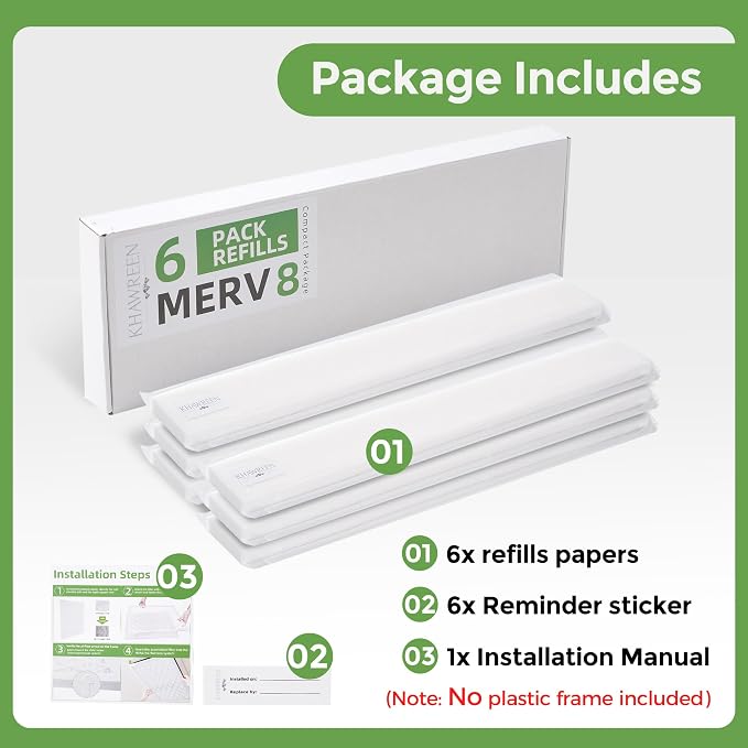 Pack of 6 Refills Filter Media, Compatible - Image 2