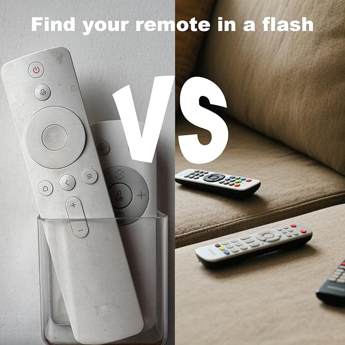 2Pcs Wall Remote Control Holder, Adhesive Remote Control Holder - Image 3