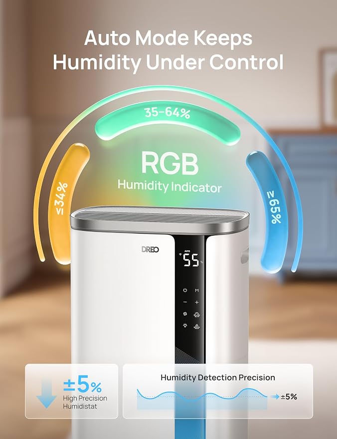 DREO 95 Pint Smart Dehumidifier - Image 6