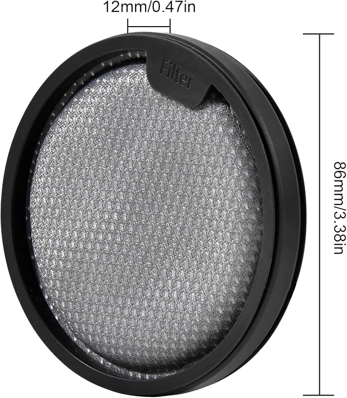 2 Pre-Filter 1 Cartridge Filter Replacement Vacuum Cleaner Filter Compatible - Image 2