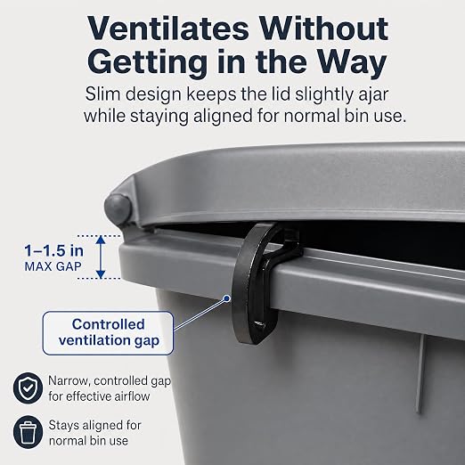 2 Pack Trash Can Lid Vent Clips - Image 7