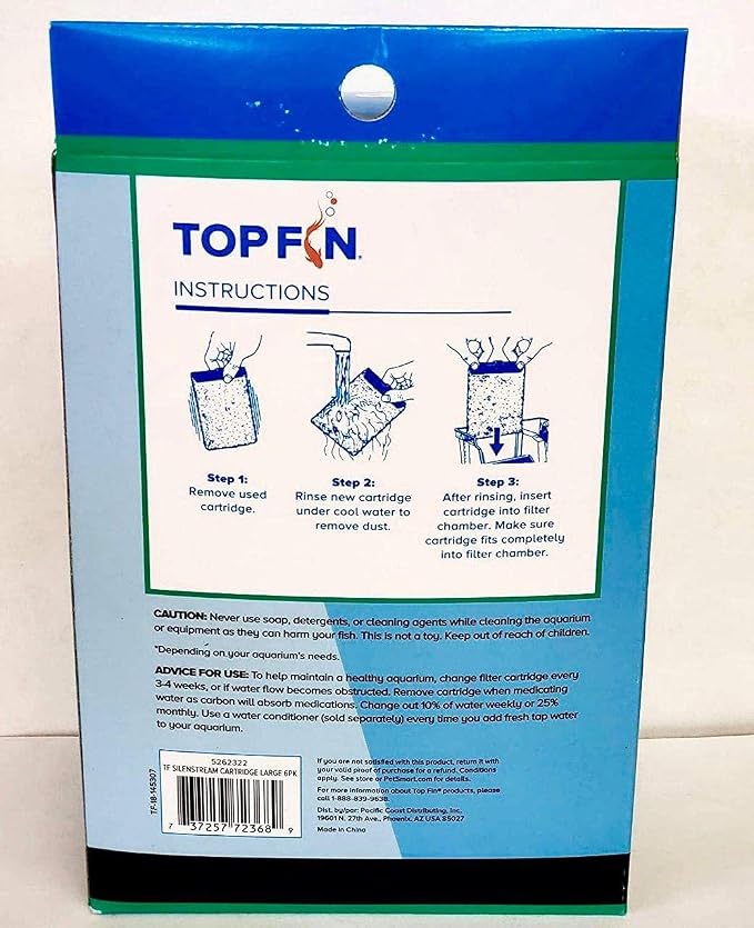 Top Fin Silenstream Large PF-L Filter Cartridges Refill - Image 2