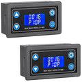 DROK Time Delay Relay 2pcs, DC 6-30V Timer Relay 12V 24V 0.01s-9999min 50mA by DROK