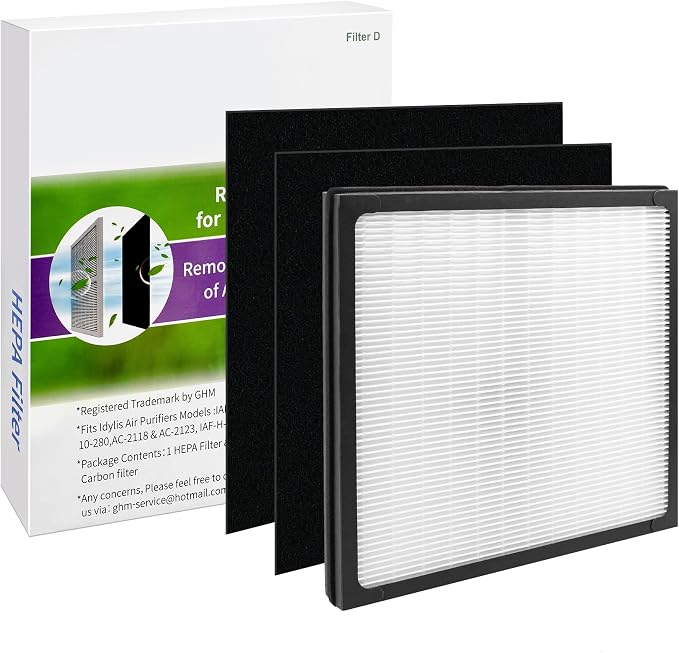 Replacement Idylis filters, Compatible idylis air purfier filters d, H13 AC-2118 - Image 4