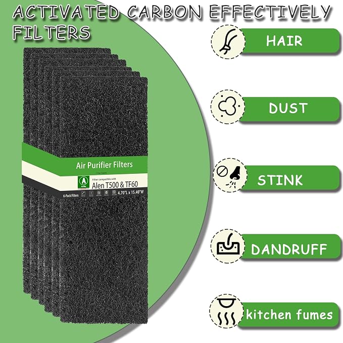 6 Pack Replacement Filter Compatible - Image 2