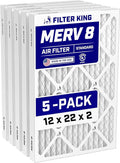 Filter King 12x22x2 Air Filter Dust & Allergy Control AC Furnace Filters by FilterKing