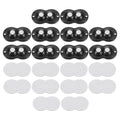 uxcell 10Pcs Mini Self Adhesive Caster Wheels, 2.05" x 1.14" 360° Rotation by uxcell