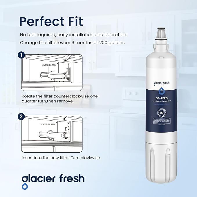 GLACIER FRESH Replacement for 4204490 Water Filter and 7007067 Air Purification - Image 7