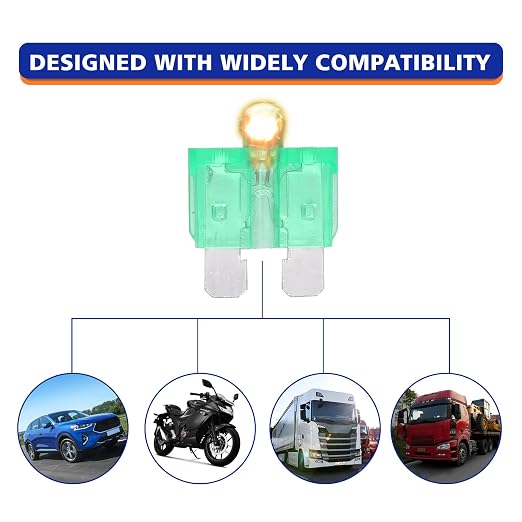BUSY-CORNER 50 Piece Glow Fuse Standard Blade Automotive Fuse - Image 3