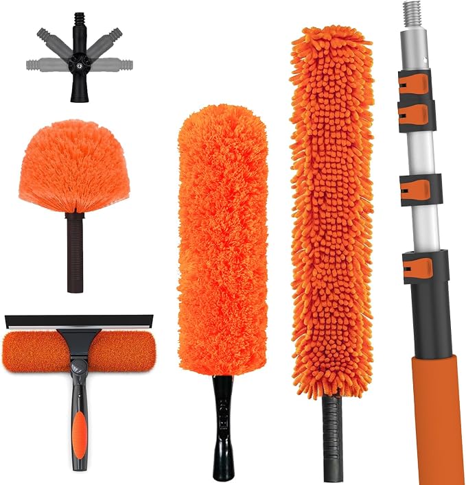LAANPOLE 20FT High Reach Duster Cleaning Kit by LAANPOLE