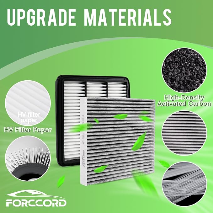 Cabin & Engine Air Filter Fit for Hyundai Azera/Sonata 2006-2008 Activated - Image 7
