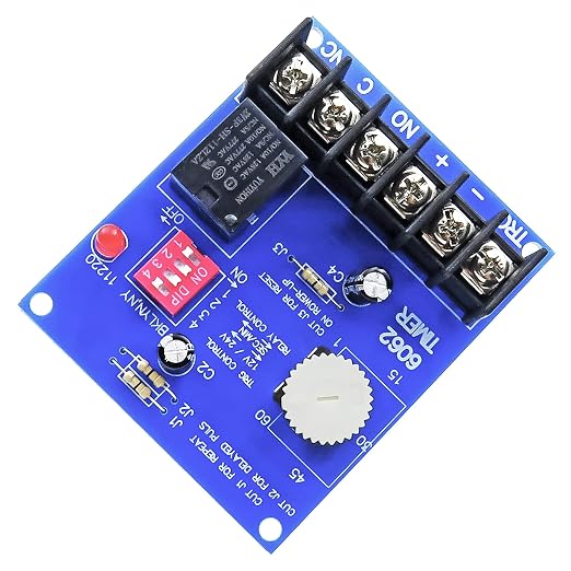 6062 Multi-Function Timer, 12/24VDC Selectable, 1 Sec to 60 Min Adjustable - Image 3