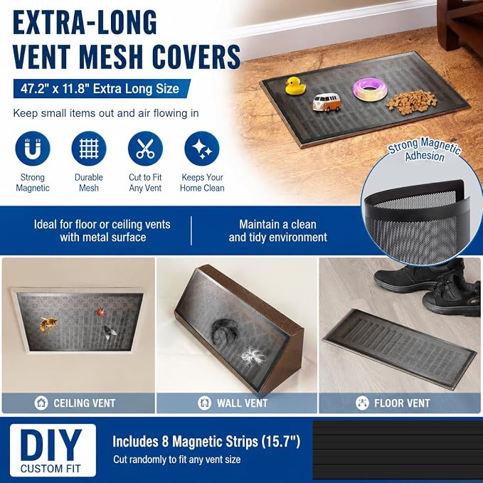 2 Pack Customizable Floor Vent Covers - Image 2